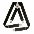 Custom Leathercraft Padded Suspenders Blk 5121